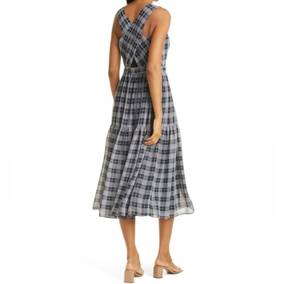 Club Monaco Plaid Sleeveless Dress - Picture 3 of 5